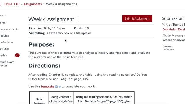 Submitting an Assignment Using Canvas смотреть онлайн