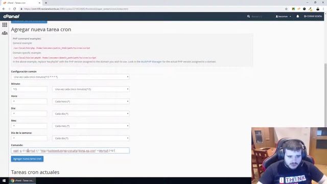 Configurar tareas CRON desde cPanel смотреть онлайн
