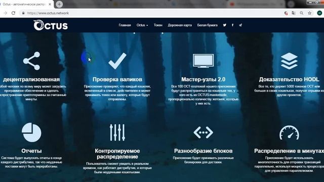 Обзор ICO Octus OCT ч.2 смотреть онлайн