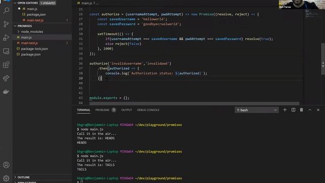 Code Talk #019: Javascript Promises смотреть онлайн