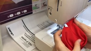 Швейная машина JUKI HZL-F600  Джуки F600 Шьем трикотаж без оверлока, лапка для трикотажа #JUKIF600