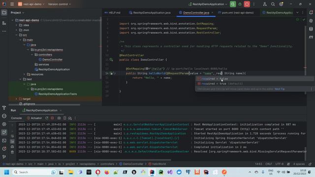 Основы REST API на Spring Boot 3: Параметризация GET запросов смотреть онлайн