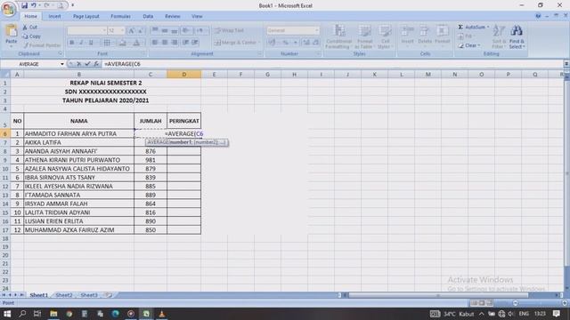 CARA CEPAT MERANGKING DI EXCEL TANPA RUMUS - HOW TO RANK QUICKLY IN EXCEL WITHOUT A FORMULA смотреть онлайн