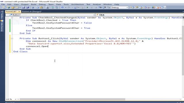 How to create login form in excel file with password case sensitive in VB.net смотреть онлайн