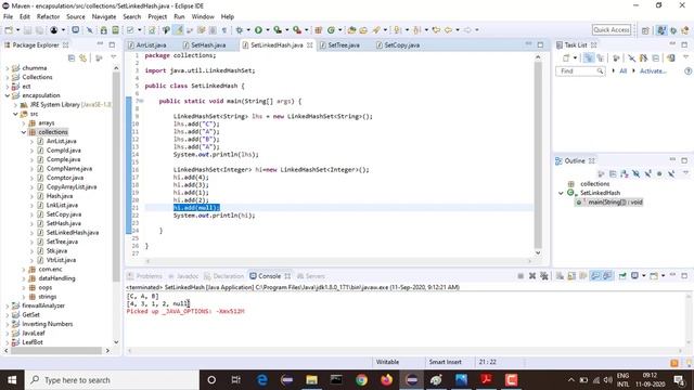 Java | Collection | HashSet | TreeSet | Tamil смотреть онлайн
