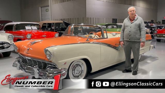 1956 Ford Fairlane Sunliner at Ellingson Motorcars in Rogers, MN смотреть онлайн