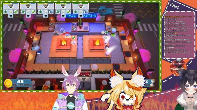 Rushi commits OSHA violations | Overcooked 2 with Puzzle and Cole смотреть онлайн