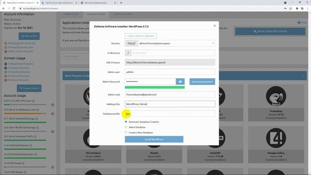 How to install WordPress application to a subdomain смотреть онлайн