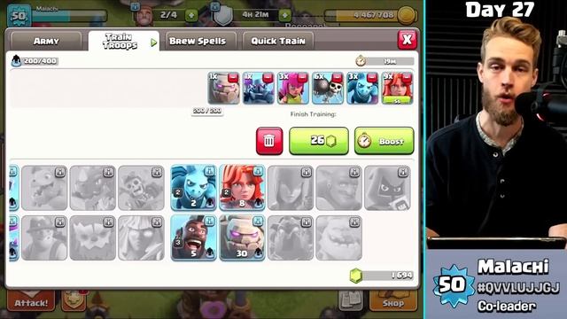 BEST TH8 TROPHY PUSHING ATTACK STRATEGY | Clash of Clans смотреть онлайн