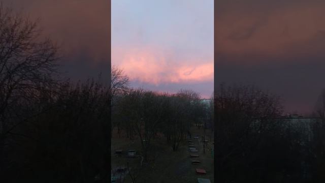 Удивительное и завораживающее явление - пояс Венеры, но во время восхода Солнца. 27.11.2021 смотреть онлайн