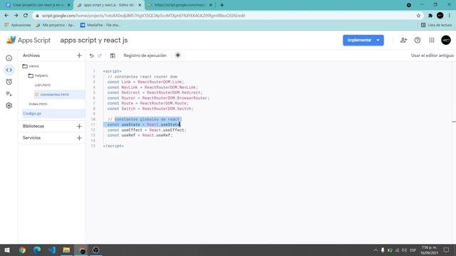 1. Curso Apps Script con React js: Configuración del entorno y creación del primer componente. смотреть онлайн