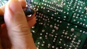 Вертикальная полоса слева. Ремонт ТВ Samsung CS-21K3Q шасси KS1B