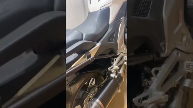 Honda NC750x 2021. Arrow silencer vs OEM (original) смотреть онлайн
