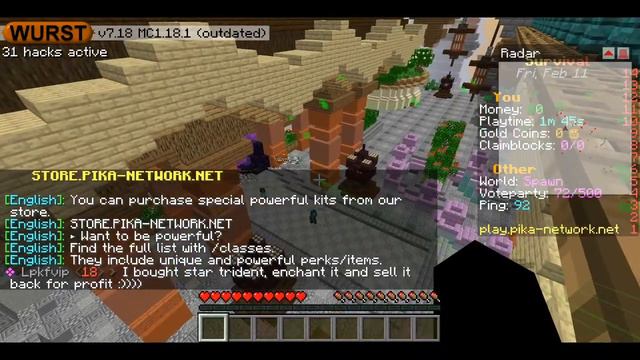 minecraft anarchy server hacking enabled ip: worm45.aternos.me смотреть онлайн