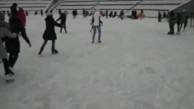 АМОР Липецкой области и AzDance на катке (паровоз)