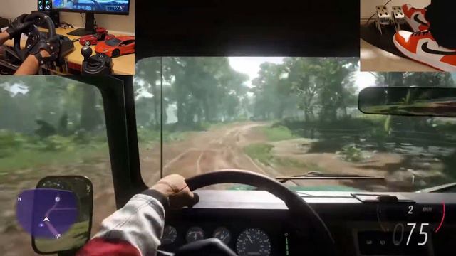Land Rover defender | off-roading in a jungle | Forza Horizon 5 смотреть онлайн
