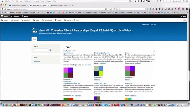 Drupal 8 - How To Use Views Contextual Filters And Relationships (5/7) смотреть онлайн