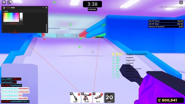 Roblox BIG Paintball hack owlhub and unlock all guns script op!!!!! смотреть онлайн