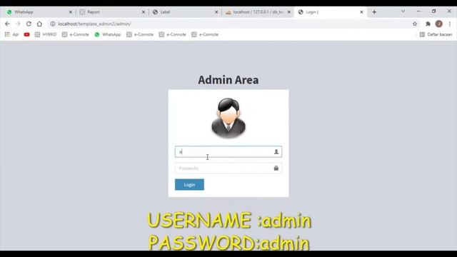 Template admin & user Php & MySql Free смотреть онлайн
