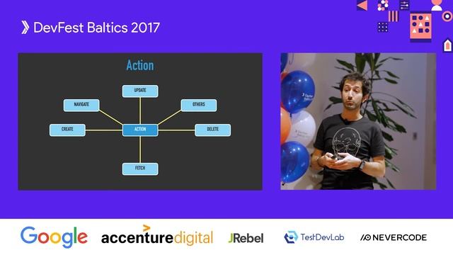 Cesar Valiente - Unidirectional dataflow on Android using Kotlin (DevFest Baltics) смотреть онлайн
