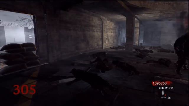 Nacht Der Untoten Round 311 TheRelaxingEnd Solo - Call Of Duty World At War Zombies