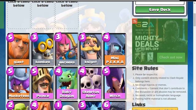 how to build and save deck in clash royale to share смотреть онлайн
