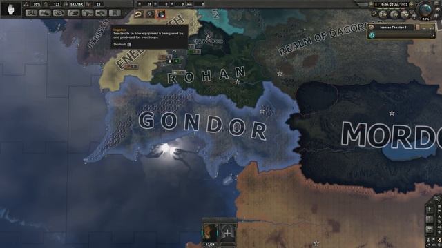 Hearts of Iron 4 HOI4 Trying To Conquer Middle Earth As Isengard Challenge смотреть онлайн