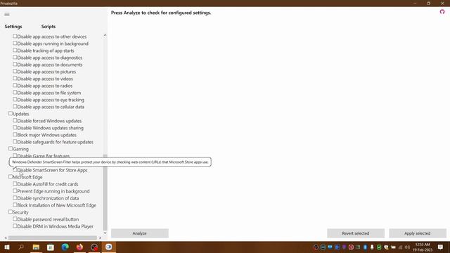 Optimize and enhance privacy/security of Windows 10 using Privatezilla смотреть онлайн