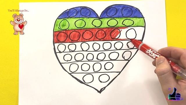 POP IT СЕРДЦЕ ! РИСУЕМ ПОП ИТ смотреть онлайн