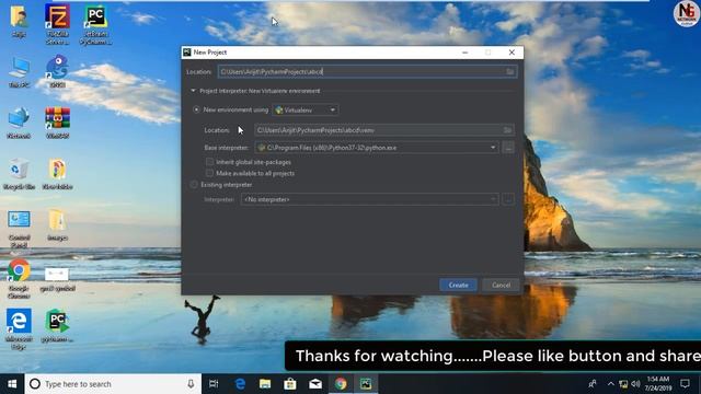 How to Download and Install Pycharm On Windows 10 || how to install pycharm 2019.2 on windows 10 смотреть онлайн