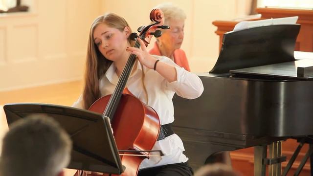 Elegy by Faure with Renae at Pakachoag Music School смотреть онлайн