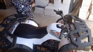 Первый запуск квадрика после трех месяцев стоянки  Kayo Bull 2С