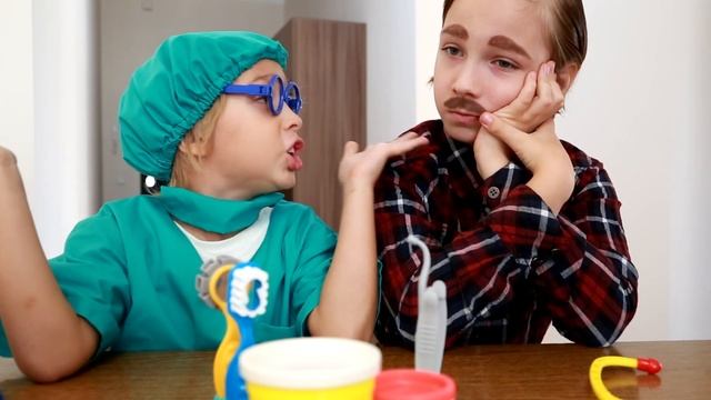 Дети играют в доктора #11 Лечим зубы Видео для детей смотреть онлайн