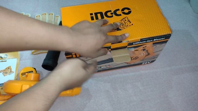 INGCO LITHIUM-ION BLOWER (CABLI20018) - BARETOOL ONLY: UNBOXING VIDEO.. Bought Online (Lazada)