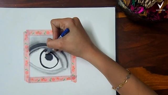 Eye Ball Sketch Art कैसे बनाये बिल्कुल आसान तरीके से смотреть онлайн