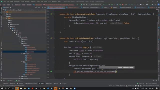 12-socket.io chat app using android смотреть онлайн