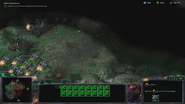 Starcraft 2 Walkthrough 9b: Haven's Fall /w commentary (Hard) смотреть онлайн