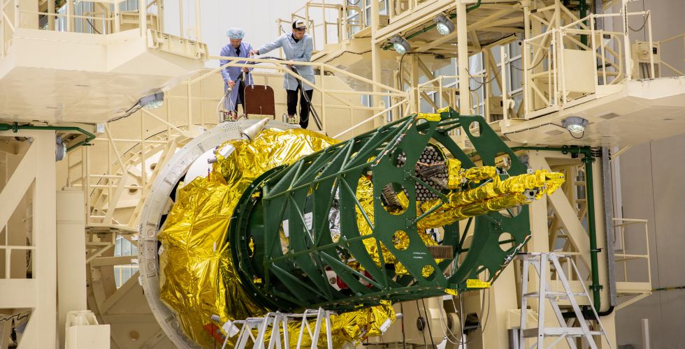 Подготовка к пуску ракеты Союз-2.1а» с радиолокационным спутником ДЗЗ «Кондор-ФКА» №1 смотреть онлайн