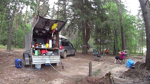 Электричество в лесу. Инверторный генератор HYUNDAI на 1000 вт. Тихий, легкий, экономичный. смотреть онлайн