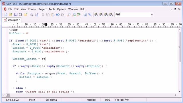 56 Creating a Find and Replace Application Part 3 PHP Tutorials смотреть онлайн