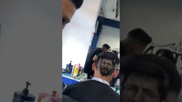 MESSI the G.O.A.T in someone's haircut ?♂️ ? super COOL смотреть онлайн
