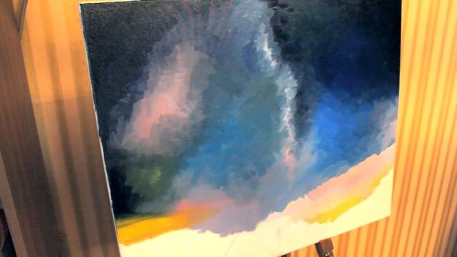 Как нарисовать Волшебное Звездное небо / Холст, Масло смотреть онлайн