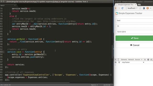 20. Updating Entries || Angular js смотреть онлайн
