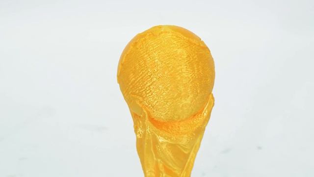 FIFA World Cup Trophy printed with Silk Gold PLA Filament смотреть онлайн