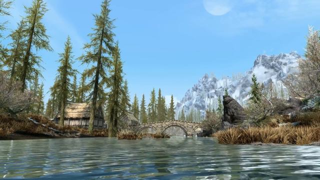 Skyrim Music And Ambience | Morthal [4K | 60fps | Mods]