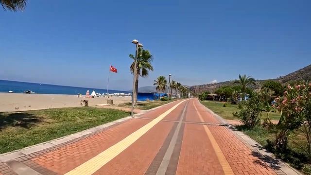 Газипаша. Пляж Селинус. Kizilin Beach.