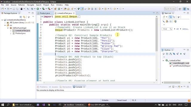 Java Collections - LinkedList as Stack | Java Tutorial Part 1 #019 смотреть онлайн