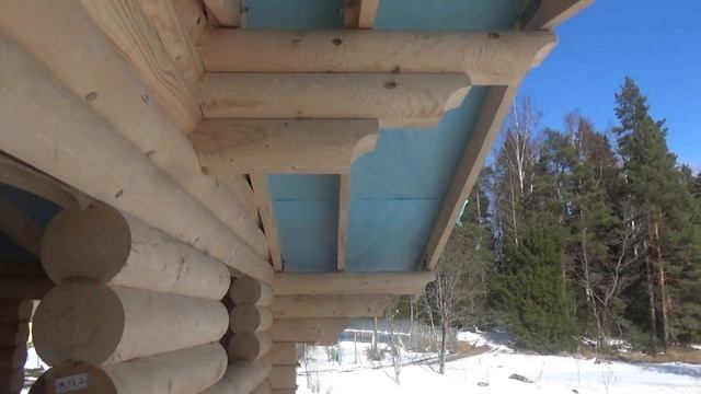 Сруб Бани 5.0х6.5м. с крыльцом, навесом и крышей "Бурнёво". Цена в СПб 340.135 руб смотреть онлайн