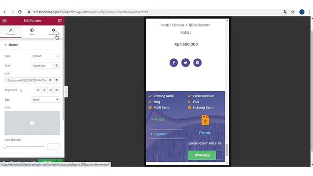 Cara Membuat Floating Image Whatsapp di Elementor Wordpress / Tutorial Gambar Melayang смотреть онлайн