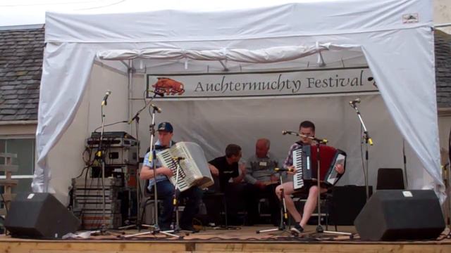 Accordion Music Festival Auchtermuchty Fife Scotland August 11th смотреть онлайн